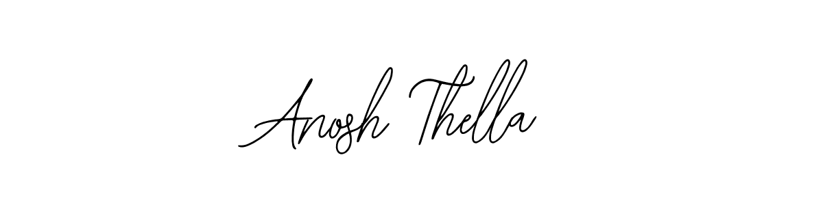 Anosh Thella stylish signature style. Best Handwritten Sign (Bearetta-2O07w) for my name. Handwritten Signature Collection Ideas for my name Anosh Thella. Anosh Thella signature style 12 images and pictures png