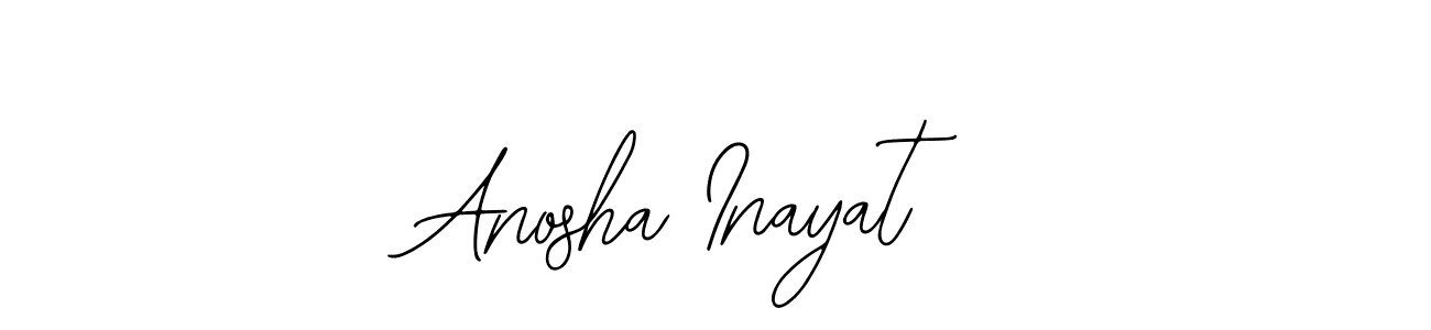 Make a beautiful signature design for name Anosha Inayat. With this signature (Bearetta-2O07w) style, you can create a handwritten signature for free. Anosha Inayat signature style 12 images and pictures png