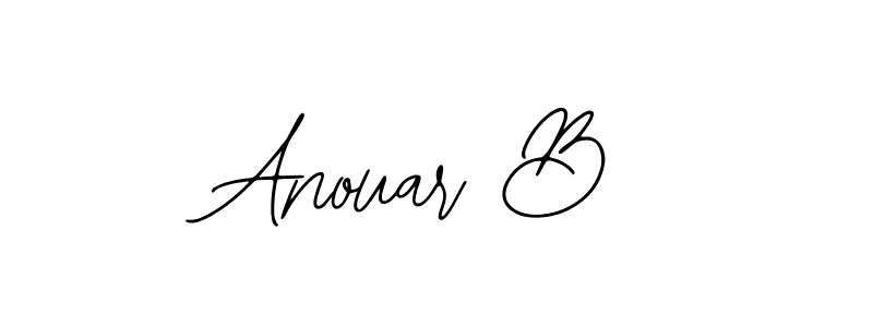 Design your own signature with our free online signature maker. With this signature software, you can create a handwritten (Bearetta-2O07w) signature for name Anouar B. Anouar B signature style 12 images and pictures png