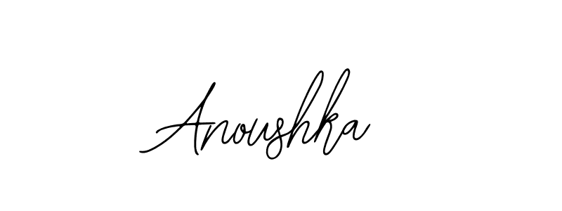 Design your own signature with our free online signature maker. With this signature software, you can create a handwritten (Bearetta-2O07w) signature for name Anoushka. Anoushka signature style 12 images and pictures png