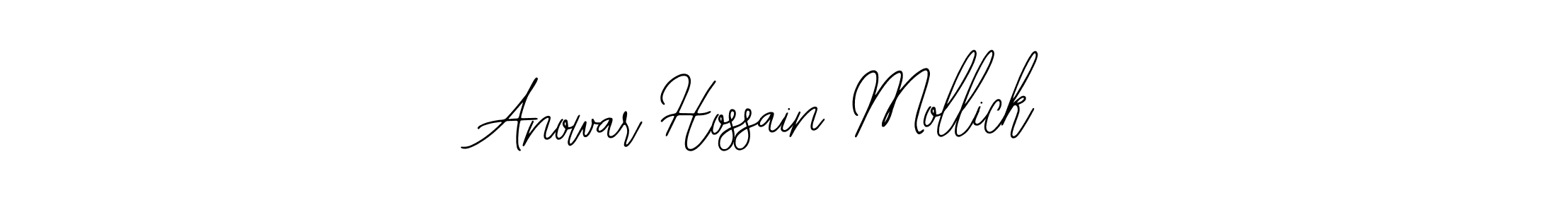 Also You can easily find your signature by using the search form. We will create Anowar Hossain Mollick name handwritten signature images for you free of cost using Bearetta-2O07w sign style. Anowar Hossain Mollick signature style 12 images and pictures png