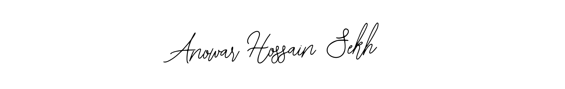 Make a beautiful signature design for name Anowar Hossain Sekh. Use this online signature maker to create a handwritten signature for free. Anowar Hossain Sekh signature style 12 images and pictures png