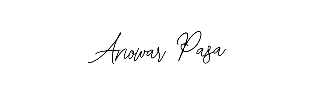 Similarly Bearetta-2O07w is the best handwritten signature design. Signature creator online .You can use it as an online autograph creator for name Anowar Pasa. Anowar Pasa signature style 12 images and pictures png