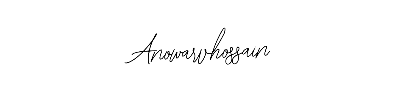 Design your own signature with our free online signature maker. With this signature software, you can create a handwritten (Bearetta-2O07w) signature for name Anowarvhossain. Anowarvhossain signature style 12 images and pictures png