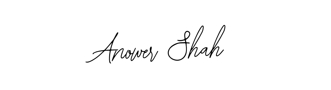 How to make Anower Shah signature? Bearetta-2O07w is a professional autograph style. Create handwritten signature for Anower Shah name. Anower Shah signature style 12 images and pictures png