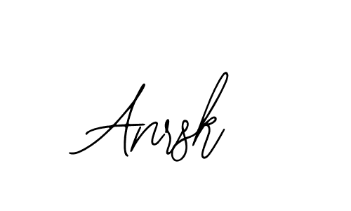 Create a beautiful signature design for name Anrsk. With this signature (Bearetta-2O07w) fonts, you can make a handwritten signature for free. Anrsk signature style 12 images and pictures png