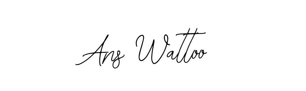 How to make Ans Wattoo signature? Bearetta-2O07w is a professional autograph style. Create handwritten signature for Ans Wattoo name. Ans Wattoo signature style 12 images and pictures png