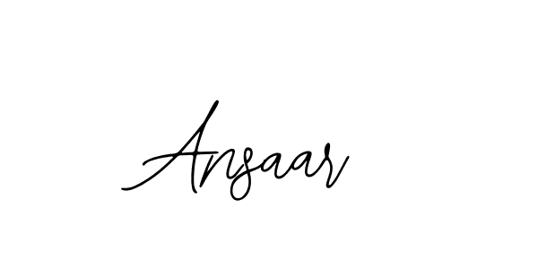 Design your own signature with our free online signature maker. With this signature software, you can create a handwritten (Bearetta-2O07w) signature for name Ansaar. Ansaar signature style 12 images and pictures png
