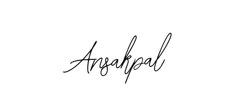 Create a beautiful signature design for name Ansakpal. With this signature (Bearetta-2O07w) fonts, you can make a handwritten signature for free. Ansakpal signature style 12 images and pictures png
