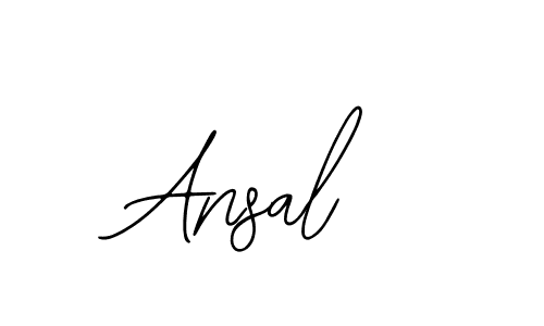 Create a beautiful signature design for name Ansal. With this signature (Bearetta-2O07w) fonts, you can make a handwritten signature for free. Ansal signature style 12 images and pictures png