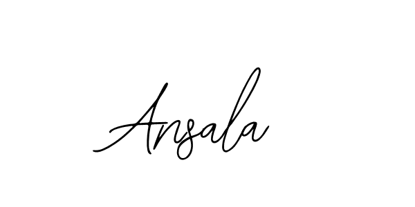 How to make Ansala signature? Bearetta-2O07w is a professional autograph style. Create handwritten signature for Ansala name. Ansala signature style 12 images and pictures png