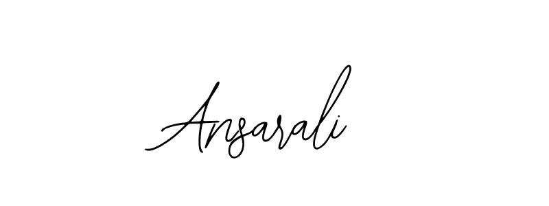 if you are searching for the best signature style for your name Ansarali. so please give up your signature search. here we have designed multiple signature styles  using Bearetta-2O07w. Ansarali signature style 12 images and pictures png