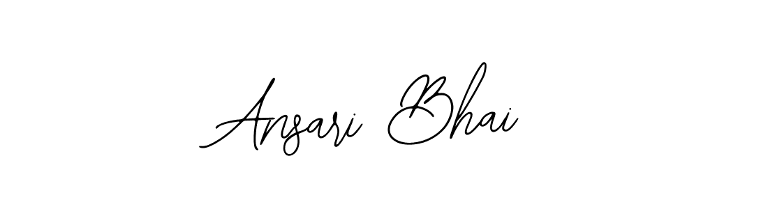 Bearetta-2O07w is a professional signature style that is perfect for those who want to add a touch of class to their signature. It is also a great choice for those who want to make their signature more unique. Get Ansari Bhai name to fancy signature for free. Ansari Bhai signature style 12 images and pictures png