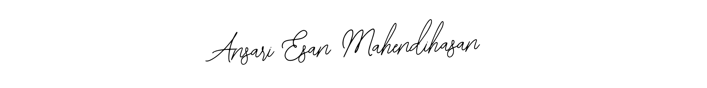 Similarly Bearetta-2O07w is the best handwritten signature design. Signature creator online .You can use it as an online autograph creator for name Ansari Esan Mahendihasan. Ansari Esan Mahendihasan signature style 12 images and pictures png