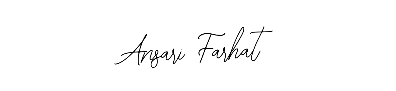 It looks lik you need a new signature style for name Ansari Farhat. Design unique handwritten (Bearetta-2O07w) signature with our free signature maker in just a few clicks. Ansari Farhat signature style 12 images and pictures png