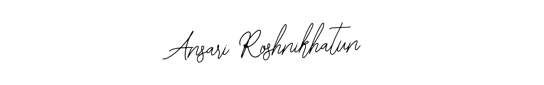 It looks lik you need a new signature style for name Ansari Roshnikhatun. Design unique handwritten (Bearetta-2O07w) signature with our free signature maker in just a few clicks. Ansari Roshnikhatun signature style 12 images and pictures png