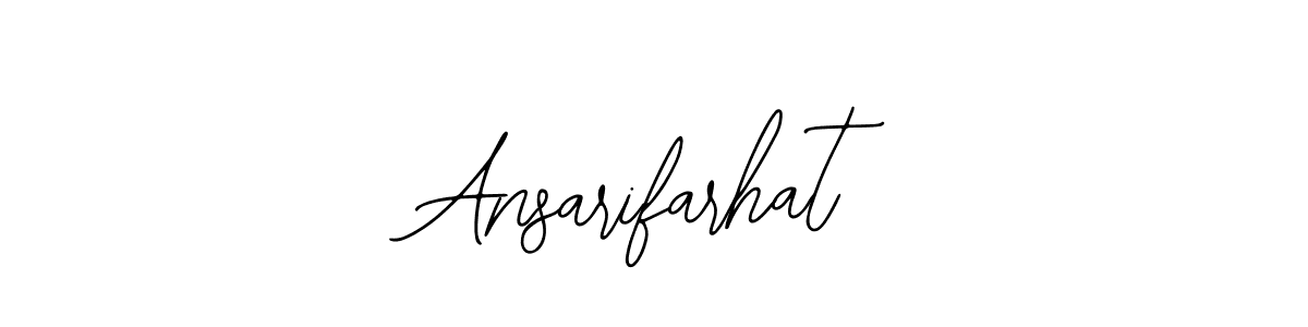 Also we have Ansarifarhat name is the best signature style. Create professional handwritten signature collection using Bearetta-2O07w autograph style. Ansarifarhat signature style 12 images and pictures png