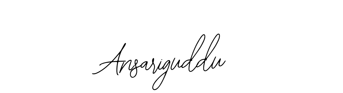 You should practise on your own different ways (Bearetta-2O07w) to write your name (Ansariguddu) in signature. don't let someone else do it for you. Ansariguddu signature style 12 images and pictures png