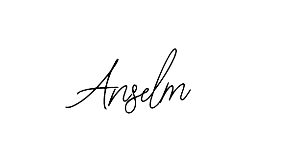 How to make Anselm name signature. Use Bearetta-2O07w style for creating short signs online. This is the latest handwritten sign. Anselm signature style 12 images and pictures png