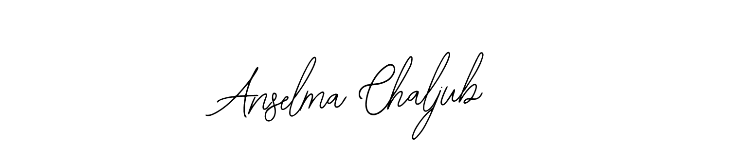 How to make Anselma Chaljub signature? Bearetta-2O07w is a professional autograph style. Create handwritten signature for Anselma Chaljub name. Anselma Chaljub signature style 12 images and pictures png