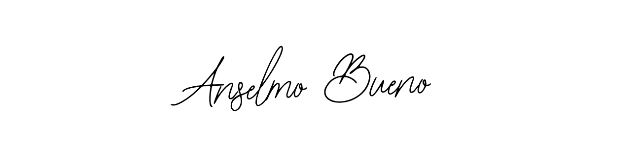 Create a beautiful signature design for name Anselmo Bueno. With this signature (Bearetta-2O07w) fonts, you can make a handwritten signature for free. Anselmo Bueno signature style 12 images and pictures png