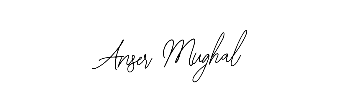 Design your own signature with our free online signature maker. With this signature software, you can create a handwritten (Bearetta-2O07w) signature for name Anser Mughal. Anser Mughal signature style 12 images and pictures png