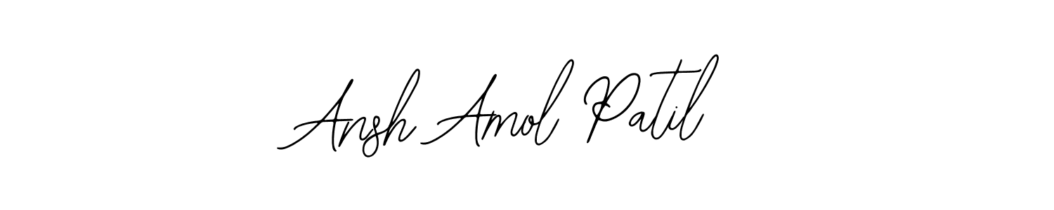 Use a signature maker to create a handwritten signature online. With this signature software, you can design (Bearetta-2O07w) your own signature for name Ansh Amol Patil. Ansh Amol Patil signature style 12 images and pictures png