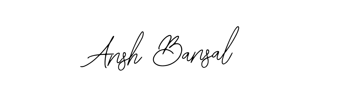 Use a signature maker to create a handwritten signature online. With this signature software, you can design (Bearetta-2O07w) your own signature for name Ansh Bansal. Ansh Bansal signature style 12 images and pictures png