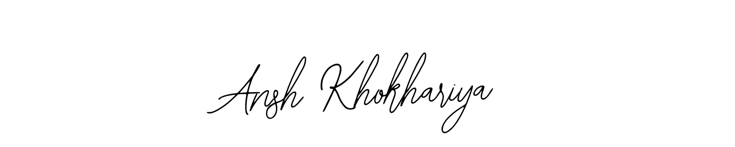 Use a signature maker to create a handwritten signature online. With this signature software, you can design (Bearetta-2O07w) your own signature for name Ansh Khokhariya. Ansh Khokhariya signature style 12 images and pictures png