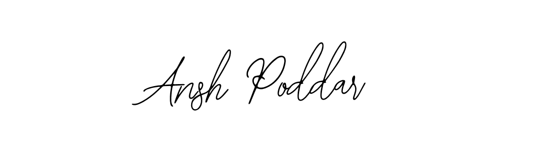 Ansh Poddar stylish signature style. Best Handwritten Sign (Bearetta-2O07w) for my name. Handwritten Signature Collection Ideas for my name Ansh Poddar. Ansh Poddar signature style 12 images and pictures png