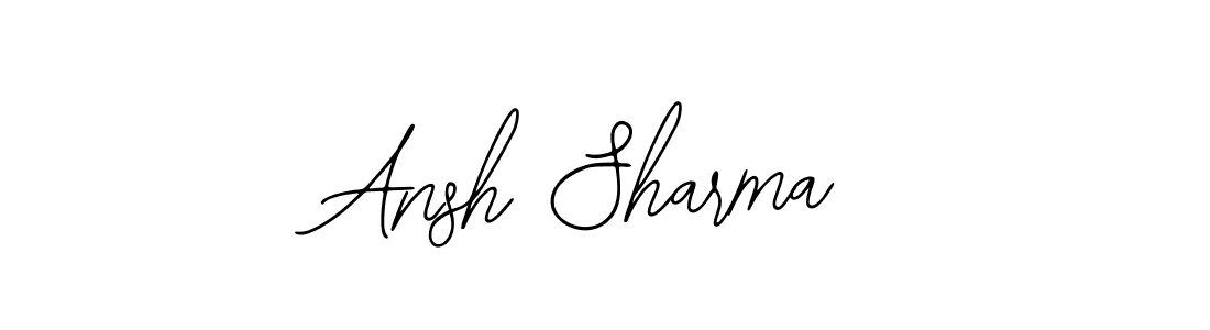 Create a beautiful signature design for name Ansh Sharma. With this signature (Bearetta-2O07w) fonts, you can make a handwritten signature for free. Ansh Sharma signature style 12 images and pictures png