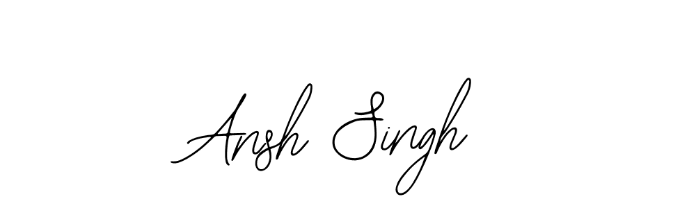 How to make Ansh Singh signature? Bearetta-2O07w is a professional autograph style. Create handwritten signature for Ansh Singh name. Ansh Singh signature style 12 images and pictures png