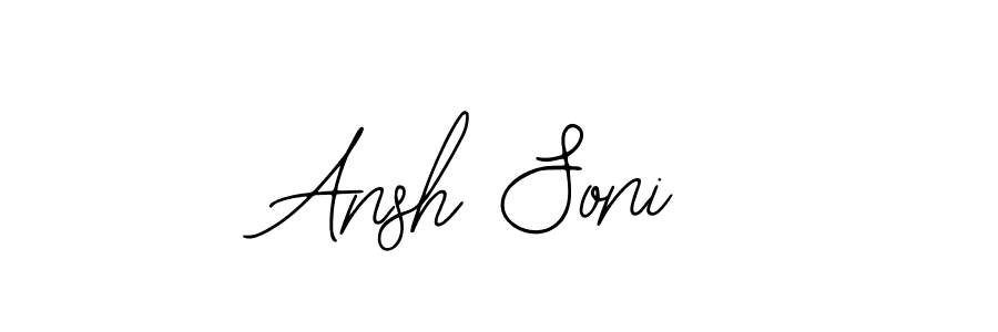 How to Draw Ansh Soni signature style? Bearetta-2O07w is a latest design signature styles for name Ansh Soni. Ansh Soni signature style 12 images and pictures png