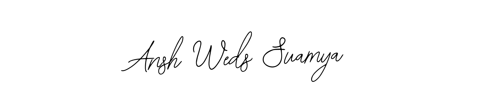 Here are the top 10 professional signature styles for the name Ansh Weds Suamya. These are the best autograph styles you can use for your name. Ansh Weds Suamya signature style 12 images and pictures png