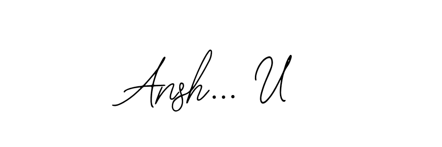 Here are the top 10 professional signature styles for the name Ansh... U. These are the best autograph styles you can use for your name. Ansh... U signature style 12 images and pictures png