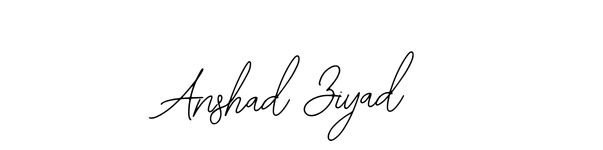 Anshad Ziyad stylish signature style. Best Handwritten Sign (Bearetta-2O07w) for my name. Handwritten Signature Collection Ideas for my name Anshad Ziyad. Anshad Ziyad signature style 12 images and pictures png