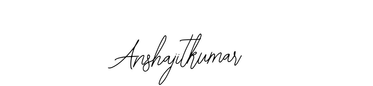Design your own signature with our free online signature maker. With this signature software, you can create a handwritten (Bearetta-2O07w) signature for name Anshajitkumar. Anshajitkumar signature style 12 images and pictures png