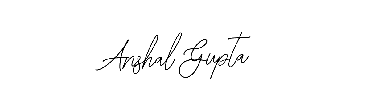 Make a beautiful signature design for name Anshal Gupta. With this signature (Bearetta-2O07w) style, you can create a handwritten signature for free. Anshal Gupta signature style 12 images and pictures png