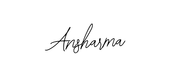 Ansharma stylish signature style. Best Handwritten Sign (Bearetta-2O07w) for my name. Handwritten Signature Collection Ideas for my name Ansharma. Ansharma signature style 12 images and pictures png