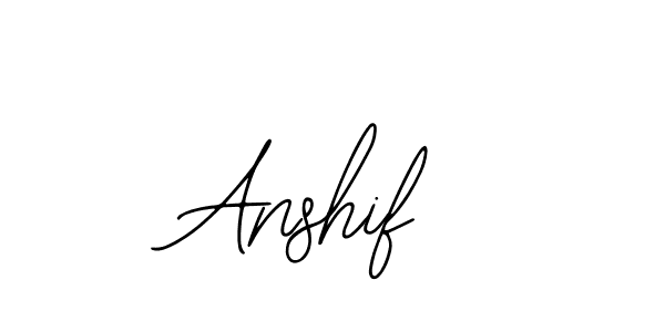 The best way (Bearetta-2O07w) to make a short signature is to pick only two or three words in your name. The name Anshif include a total of six letters. For converting this name. Anshif signature style 12 images and pictures png