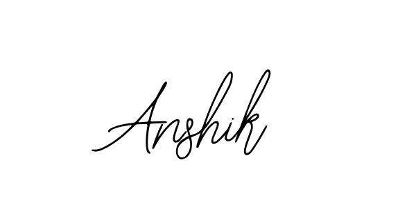 Also we have Anshik name is the best signature style. Create professional handwritten signature collection using Bearetta-2O07w autograph style. Anshik signature style 12 images and pictures png