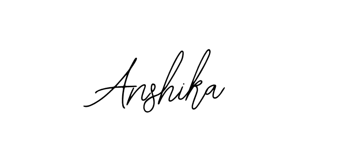 The best way (Bearetta-2O07w) to make a short signature is to pick only two or three words in your name. The name Anshika include a total of six letters. For converting this name. Anshika signature style 12 images and pictures png