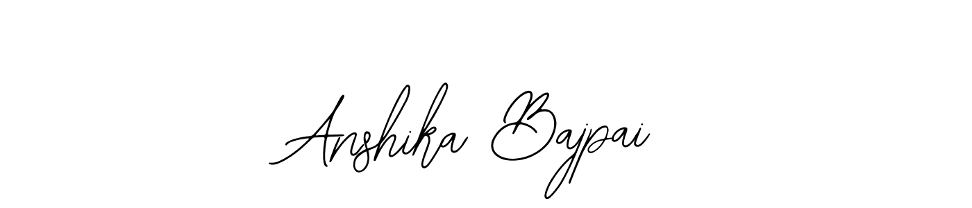 Make a beautiful signature design for name Anshika Bajpai. Use this online signature maker to create a handwritten signature for free. Anshika Bajpai signature style 12 images and pictures png