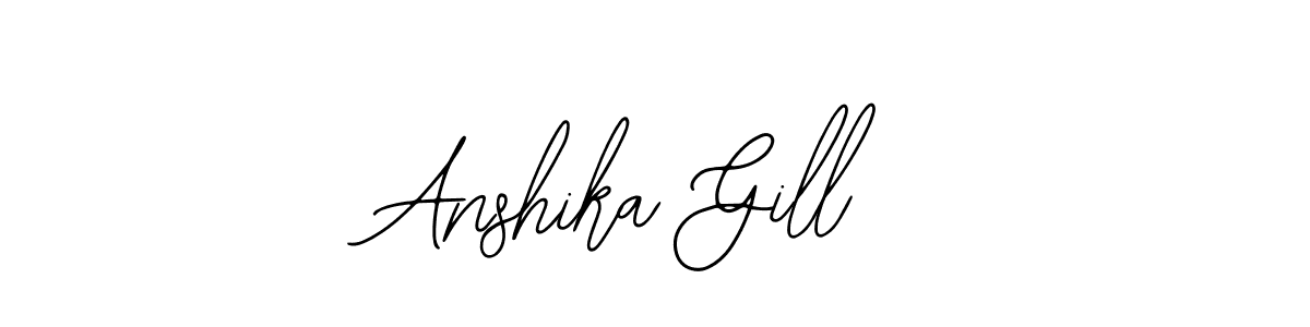 Here are the top 10 professional signature styles for the name Anshika Gill. These are the best autograph styles you can use for your name. Anshika Gill signature style 12 images and pictures png