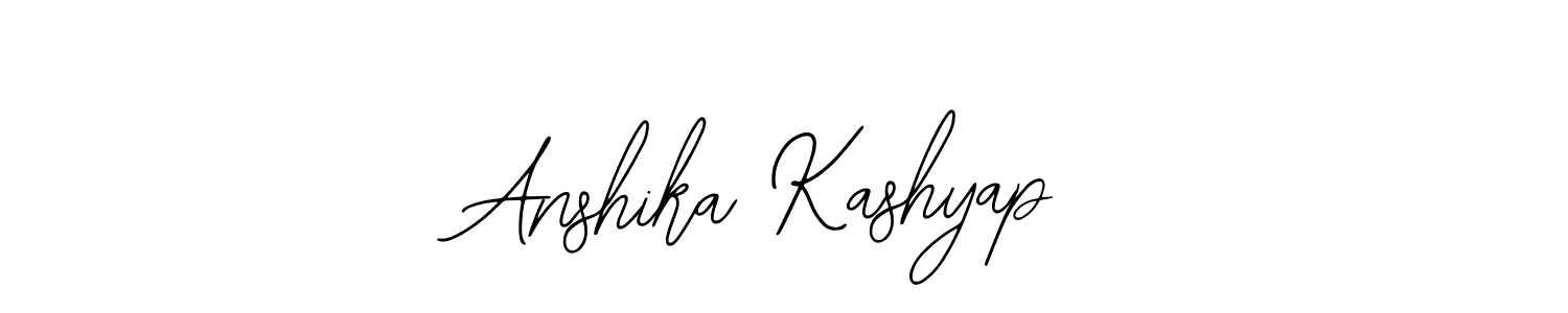 Make a beautiful signature design for name Anshika Kashyap. With this signature (Bearetta-2O07w) style, you can create a handwritten signature for free. Anshika Kashyap signature style 12 images and pictures png