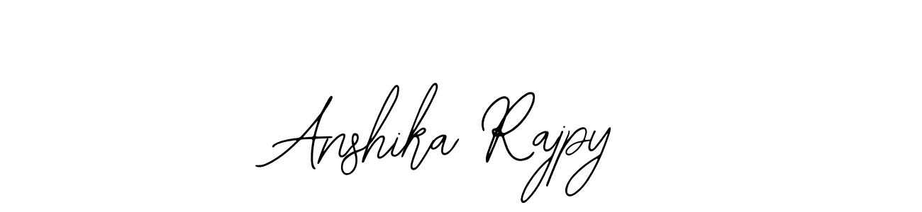Use a signature maker to create a handwritten signature online. With this signature software, you can design (Bearetta-2O07w) your own signature for name Anshika Rajpy. Anshika Rajpy signature style 12 images and pictures png