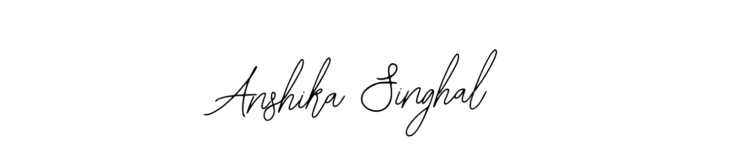 Also we have Anshika Singhal name is the best signature style. Create professional handwritten signature collection using Bearetta-2O07w autograph style. Anshika Singhal signature style 12 images and pictures png