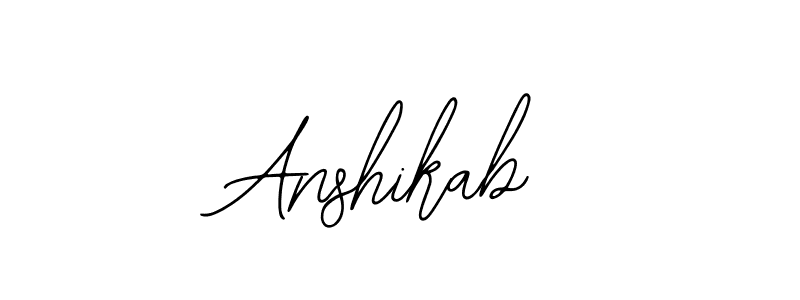 Design your own signature with our free online signature maker. With this signature software, you can create a handwritten (Bearetta-2O07w) signature for name Anshikab. Anshikab signature style 12 images and pictures png