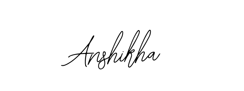 Also You can easily find your signature by using the search form. We will create Anshikha name handwritten signature images for you free of cost using Bearetta-2O07w sign style. Anshikha signature style 12 images and pictures png