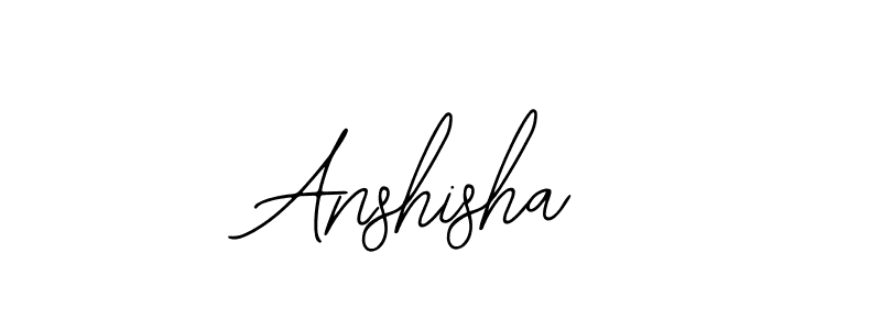 The best way (Bearetta-2O07w) to make a short signature is to pick only two or three words in your name. The name Anshisha include a total of six letters. For converting this name. Anshisha signature style 12 images and pictures png